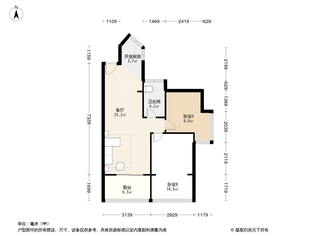 曲靖金港华庭户型图图片