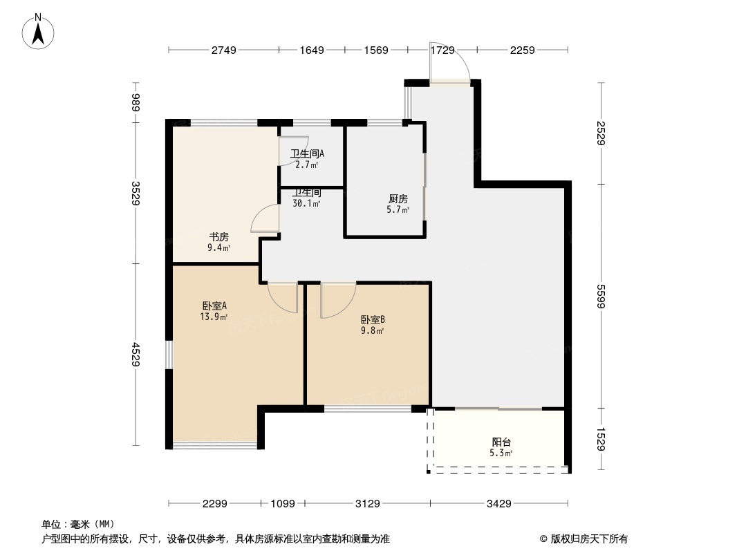 新力东园户型图大全图片