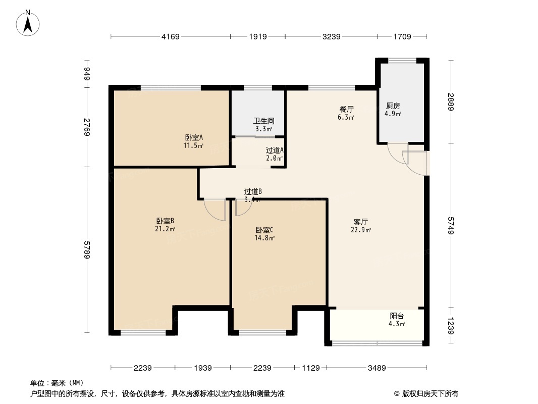 凯旋公馆户型图