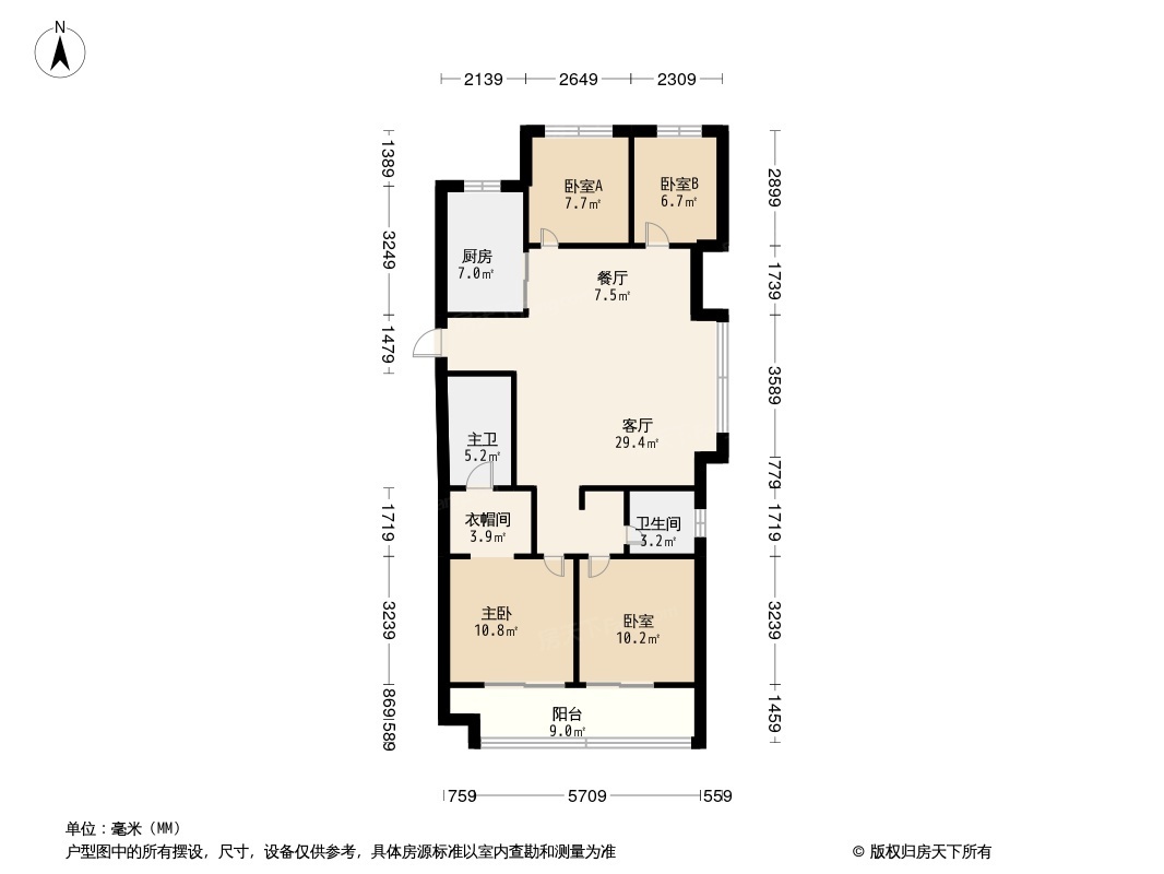 福州融创未来海户型图图片