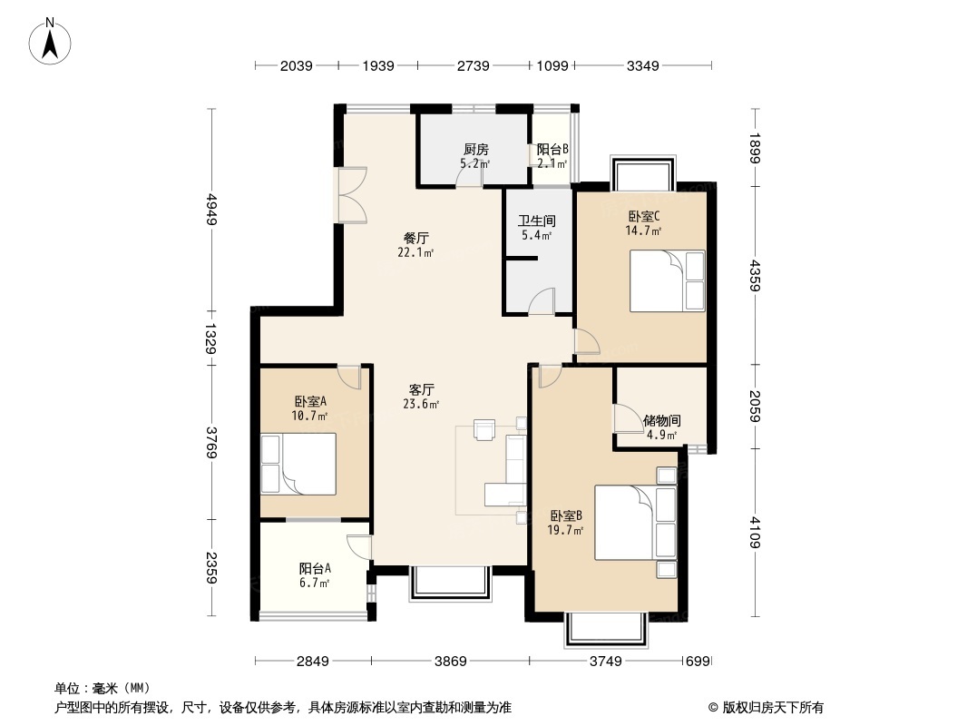 合肥滨湖沁园户型图片