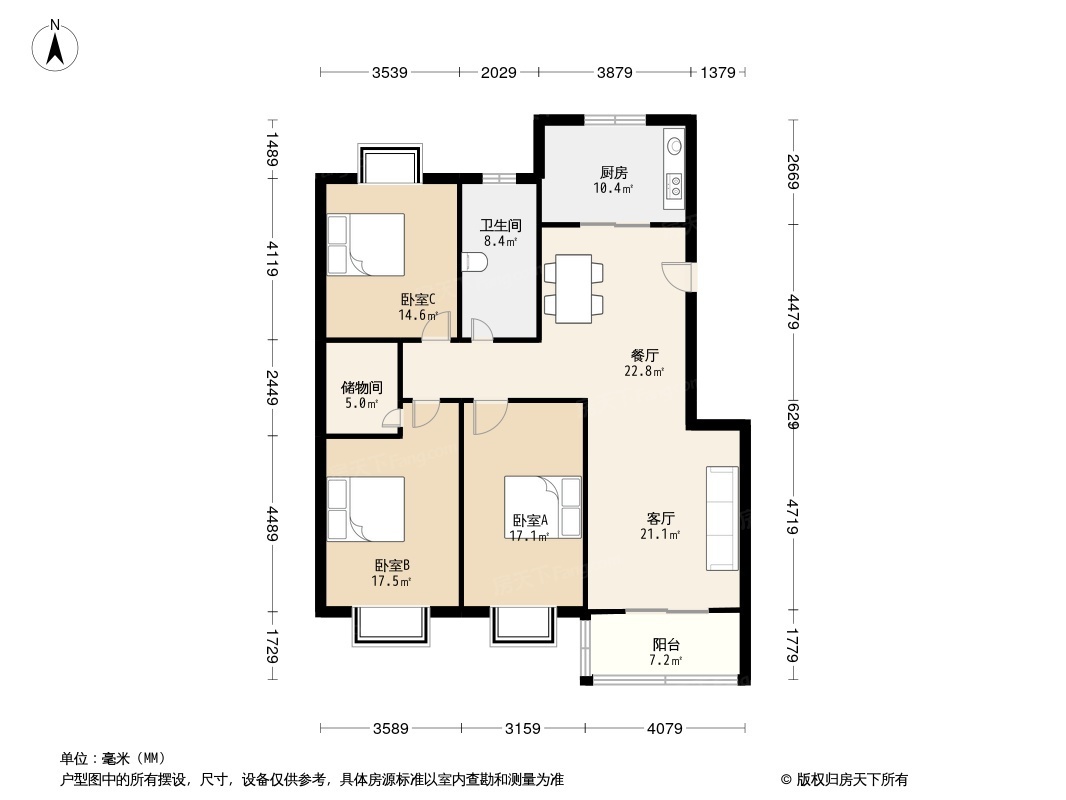 绿波家园公租房户型图图片