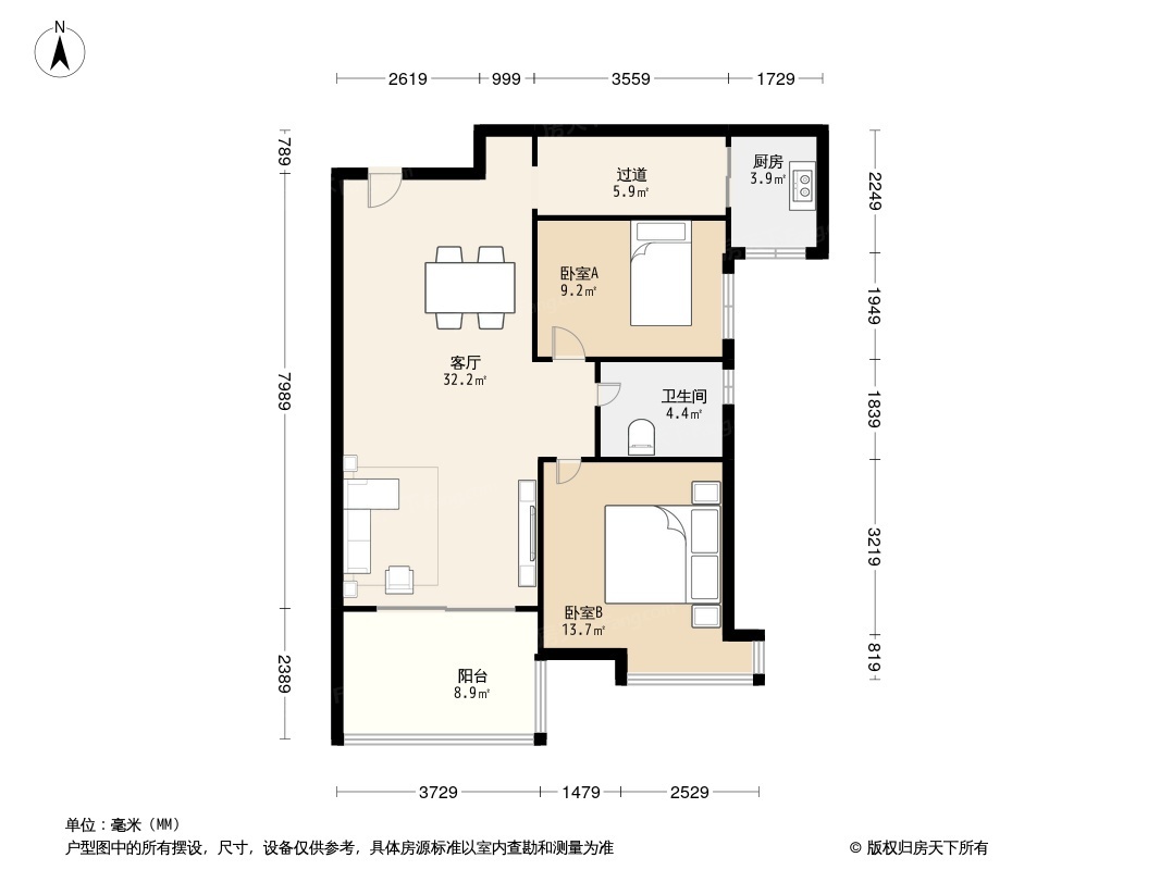 金浦御龙湾g区户型图图片