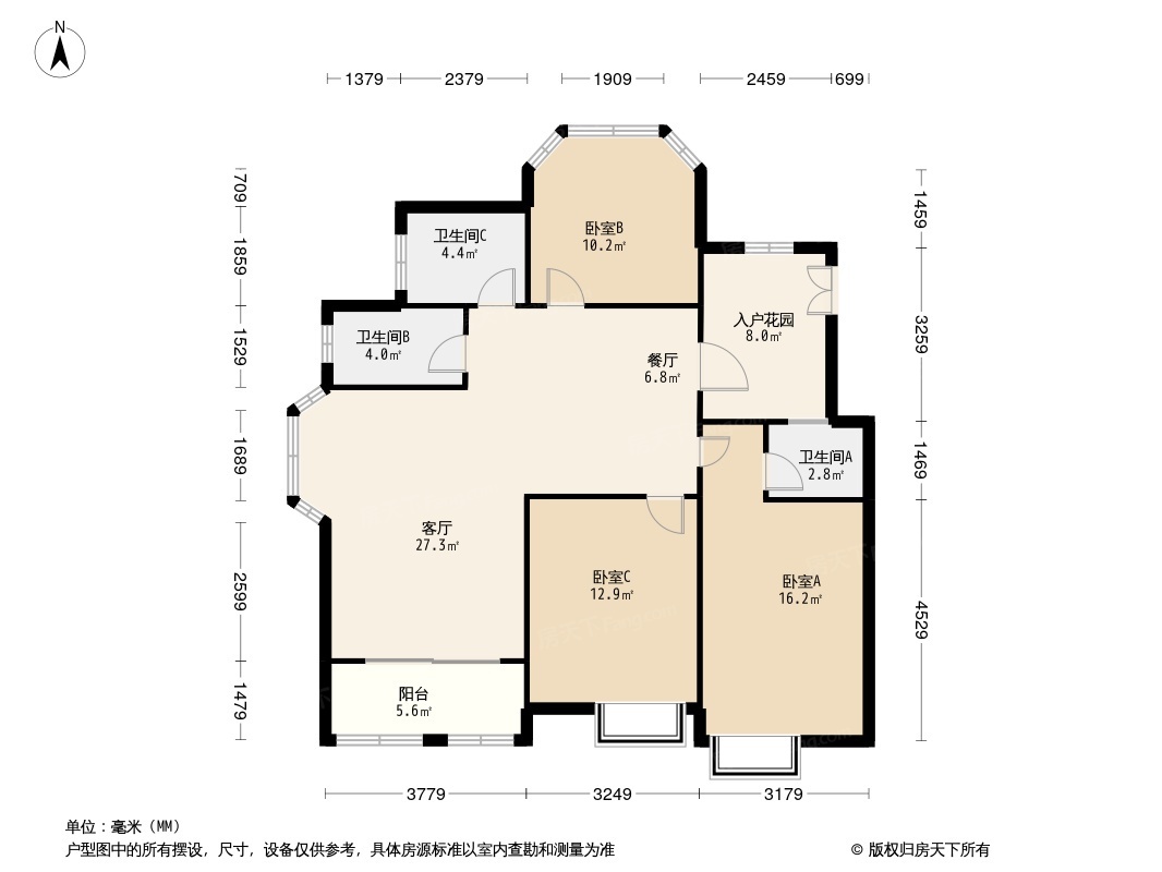 福星御景城洋房户型图图片