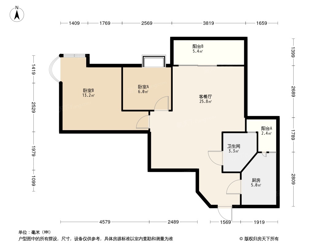 中源御品户型图