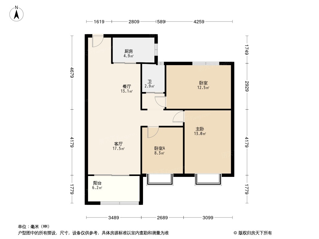 兰州安宁碧桂园户型图图片