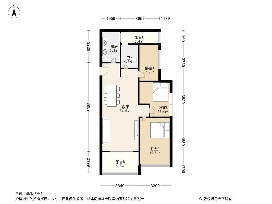 新都万象新天户型图