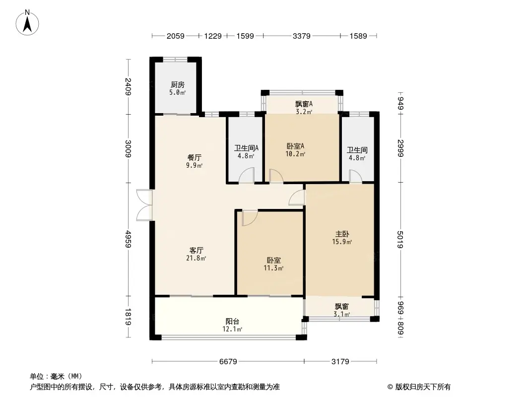 华侨城二期·园满户型图
