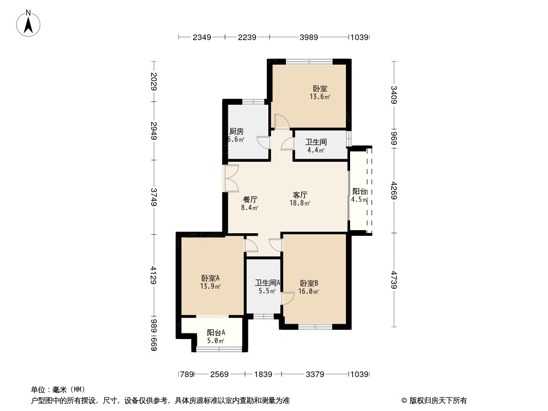 星叶枫情水岸户型图