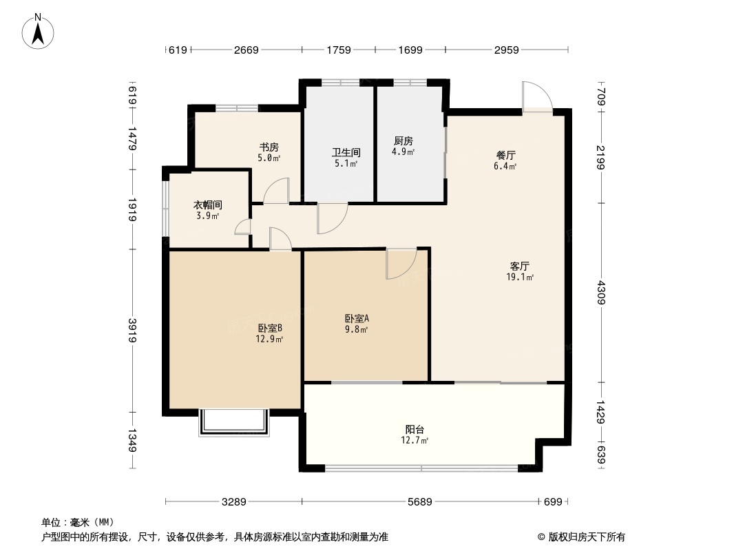 东方印户型图图片