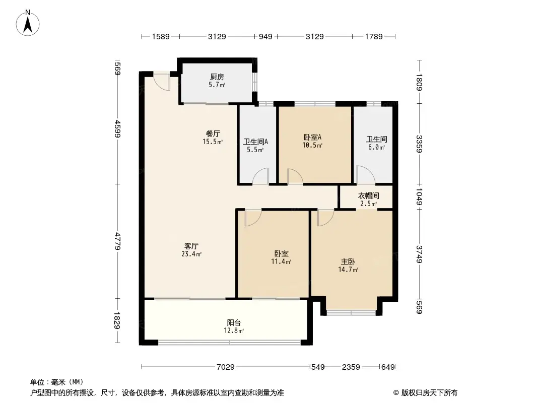 长乐世茂璀璨滨江户型图