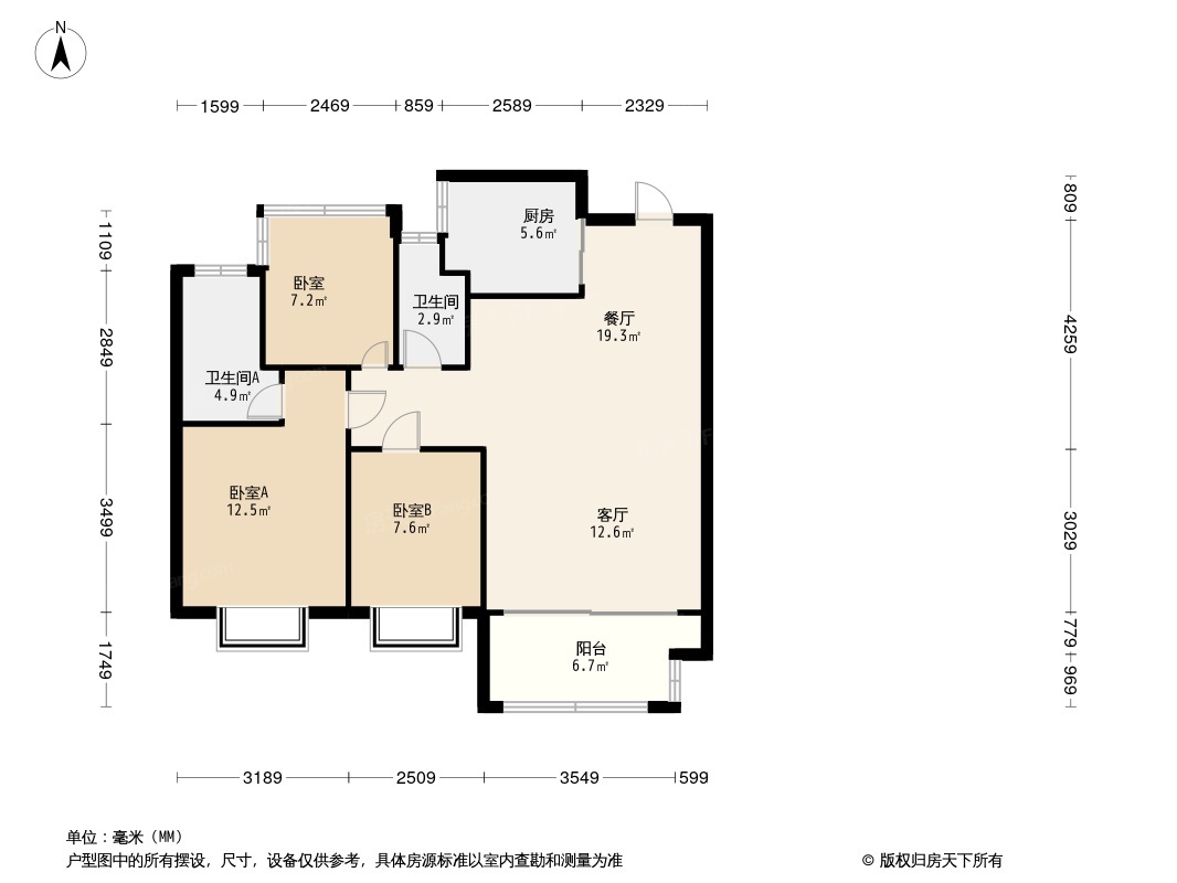 学林春晓户型图