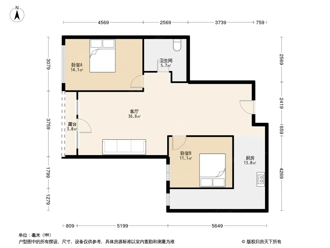 万象上东户型图