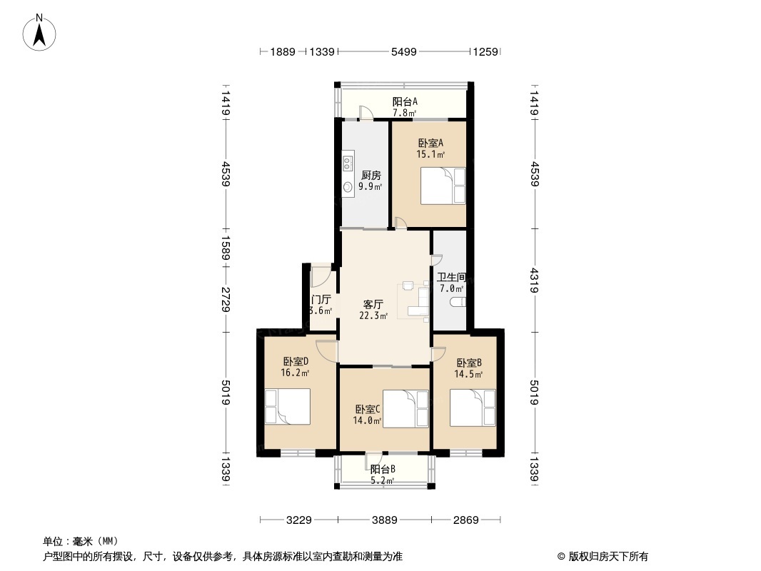 太原劲松新景房型图片