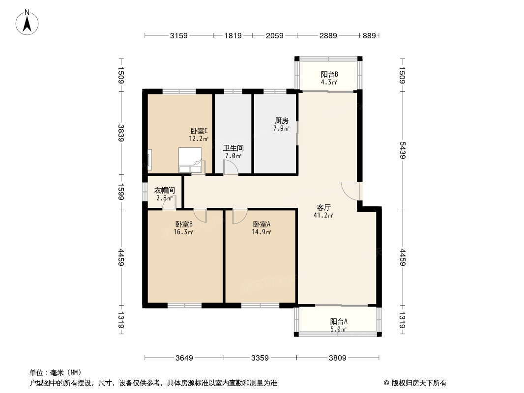 株洲康馨家园户型图图片