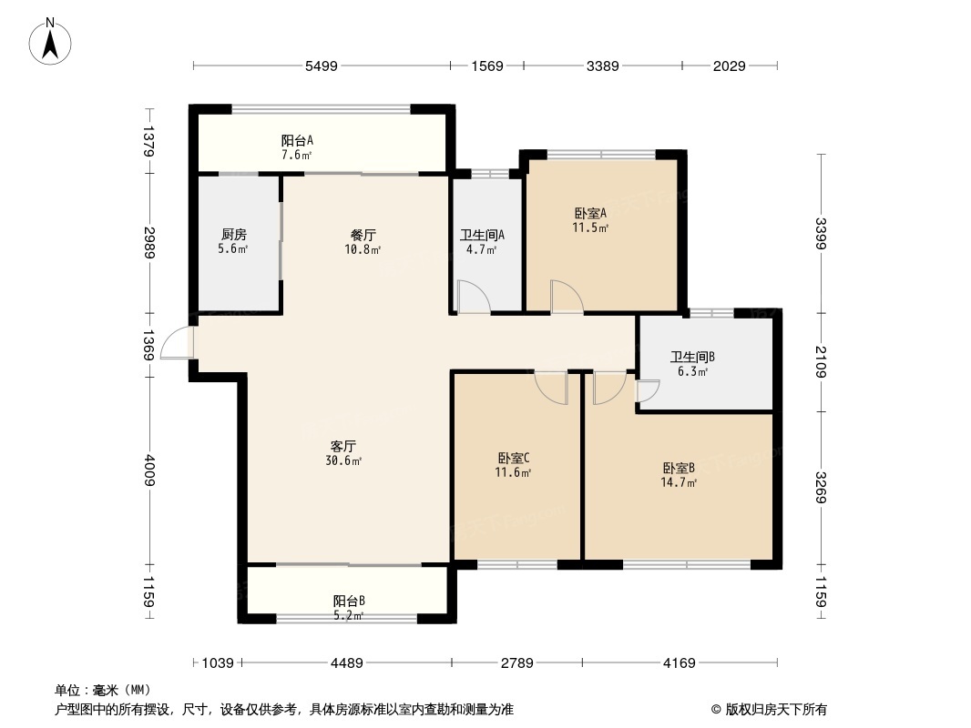 綦江千山美郡户型图图片