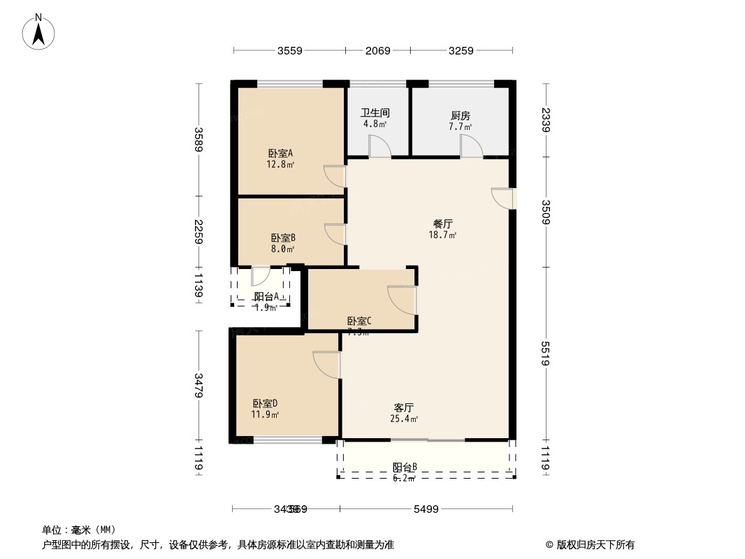 新昌锦绣华庭户型图图片