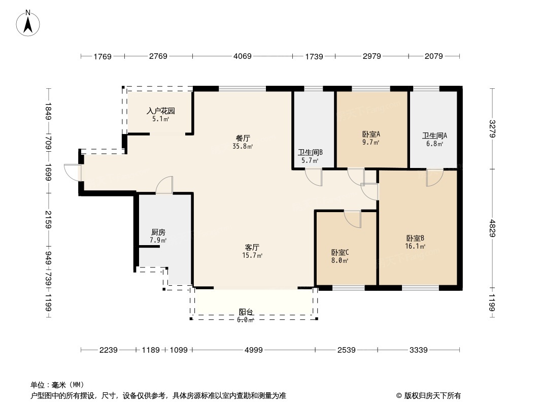 南湖壹号户型图图片