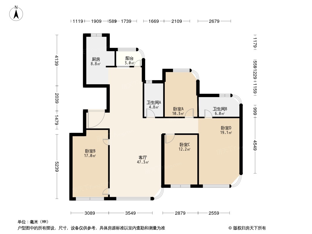 明秀庄园户型图图片