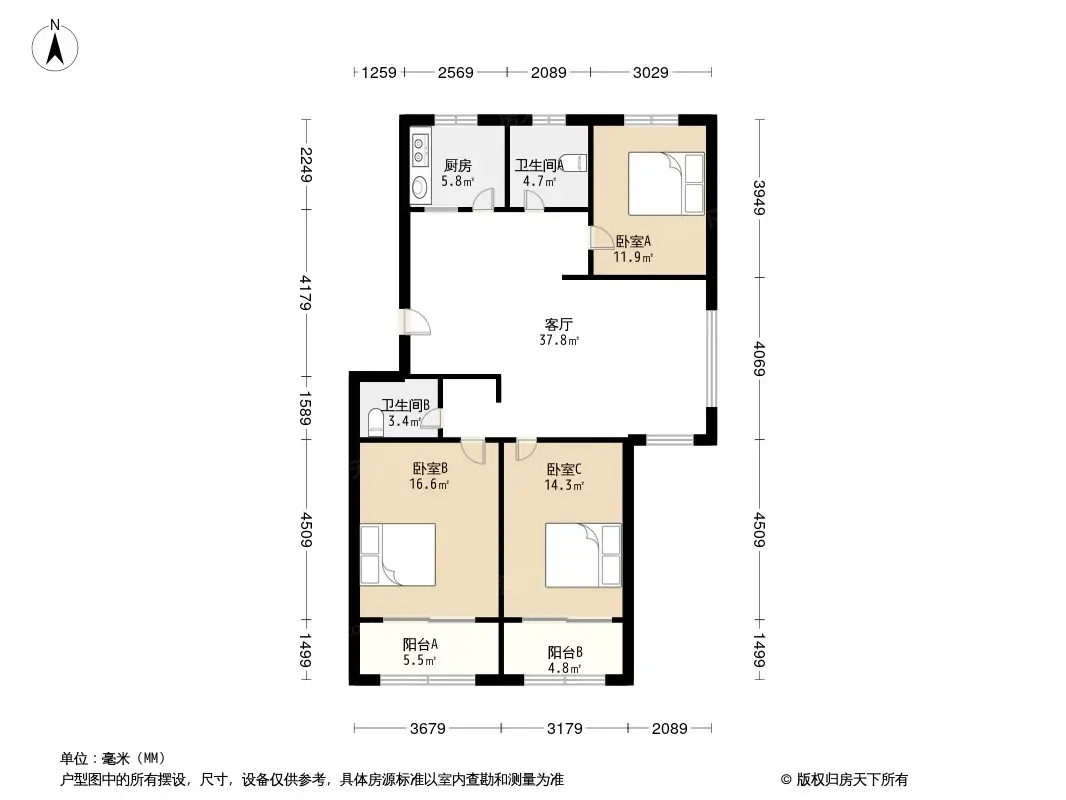 东苑绿世界户型图
