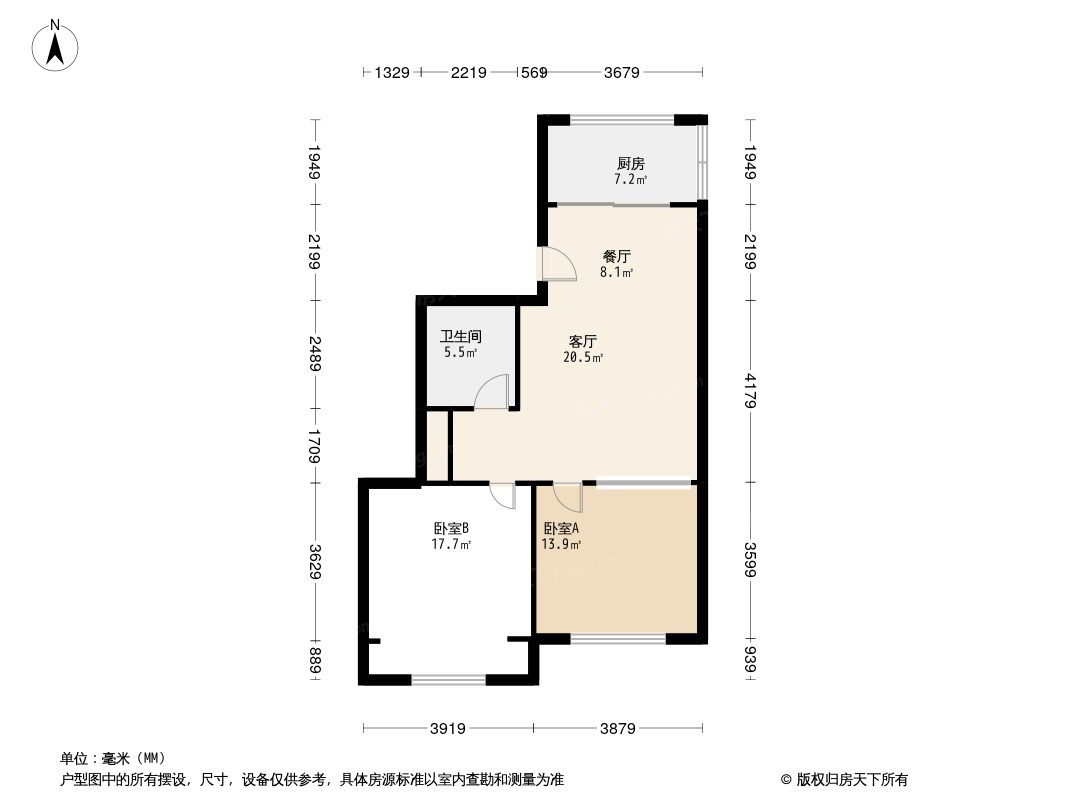 龙城新苑G区户型图图片