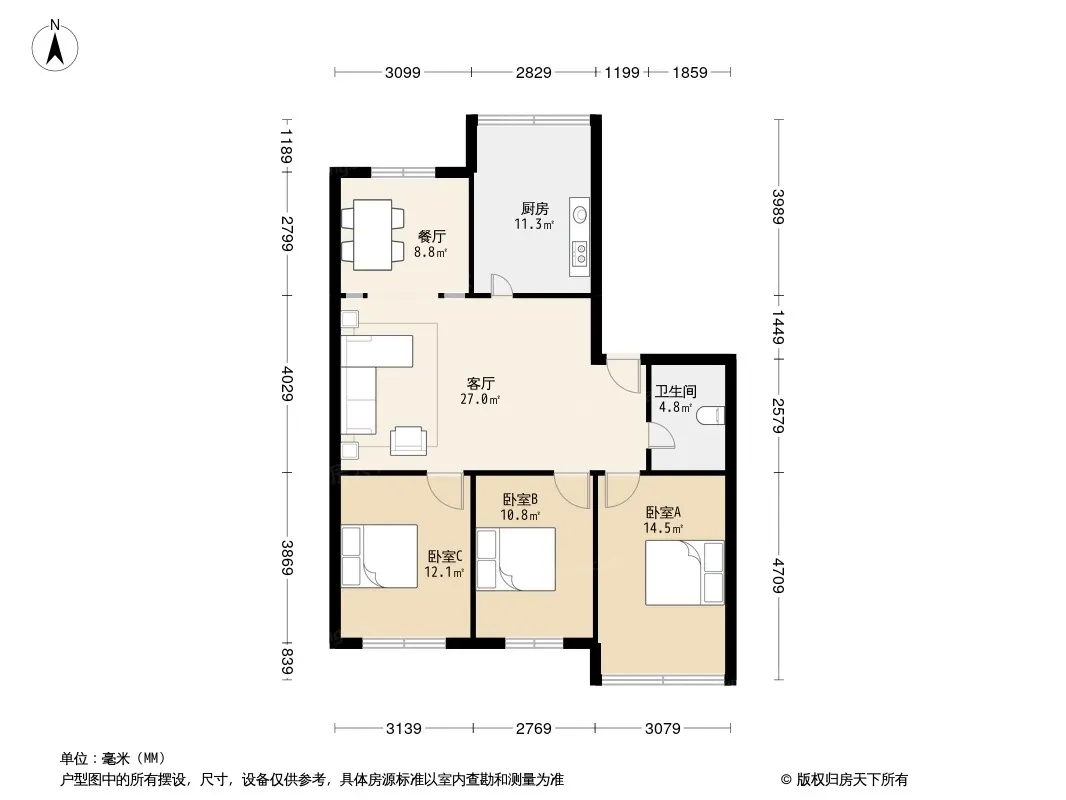 兴华苑小区户型图