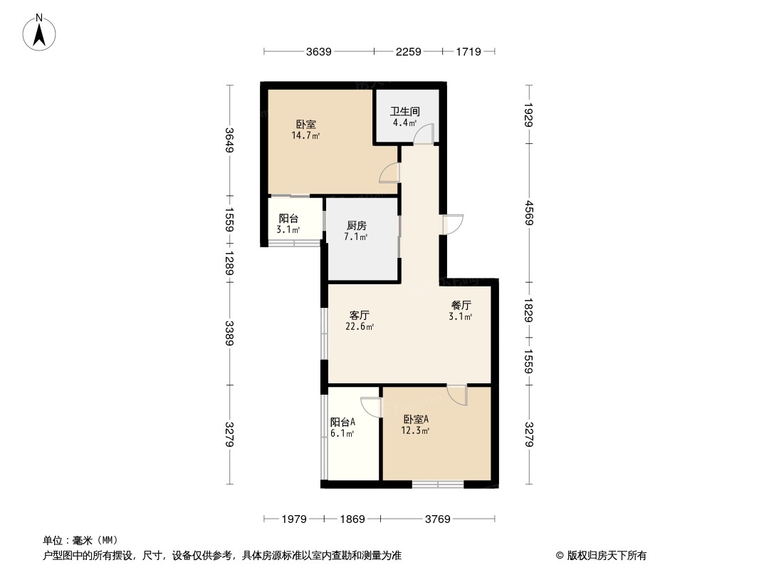 福州恒大天璟户型图图片