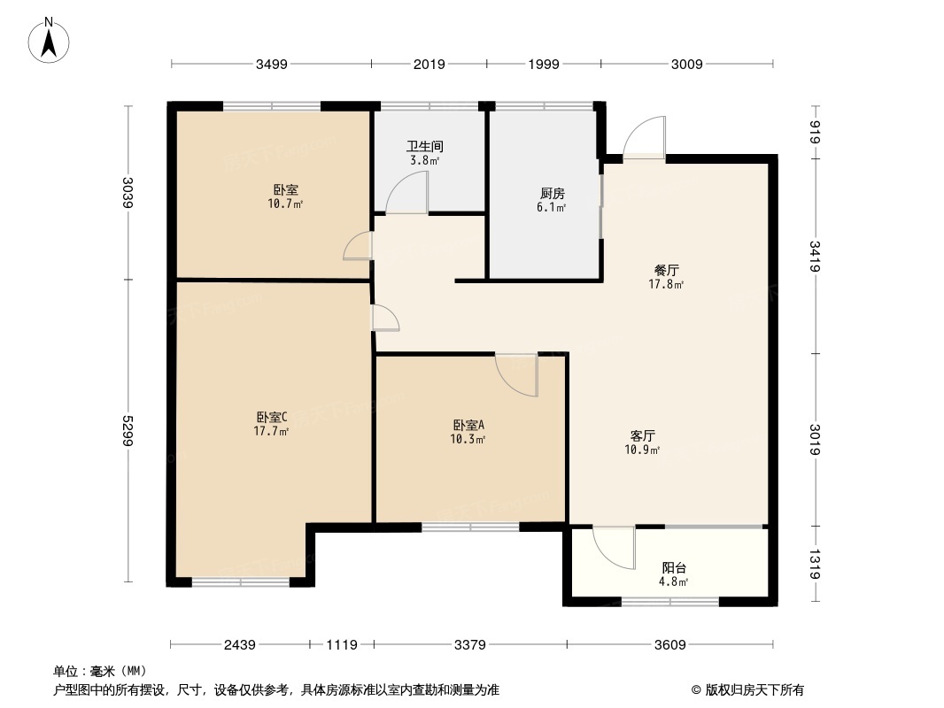 远洋风景户型图