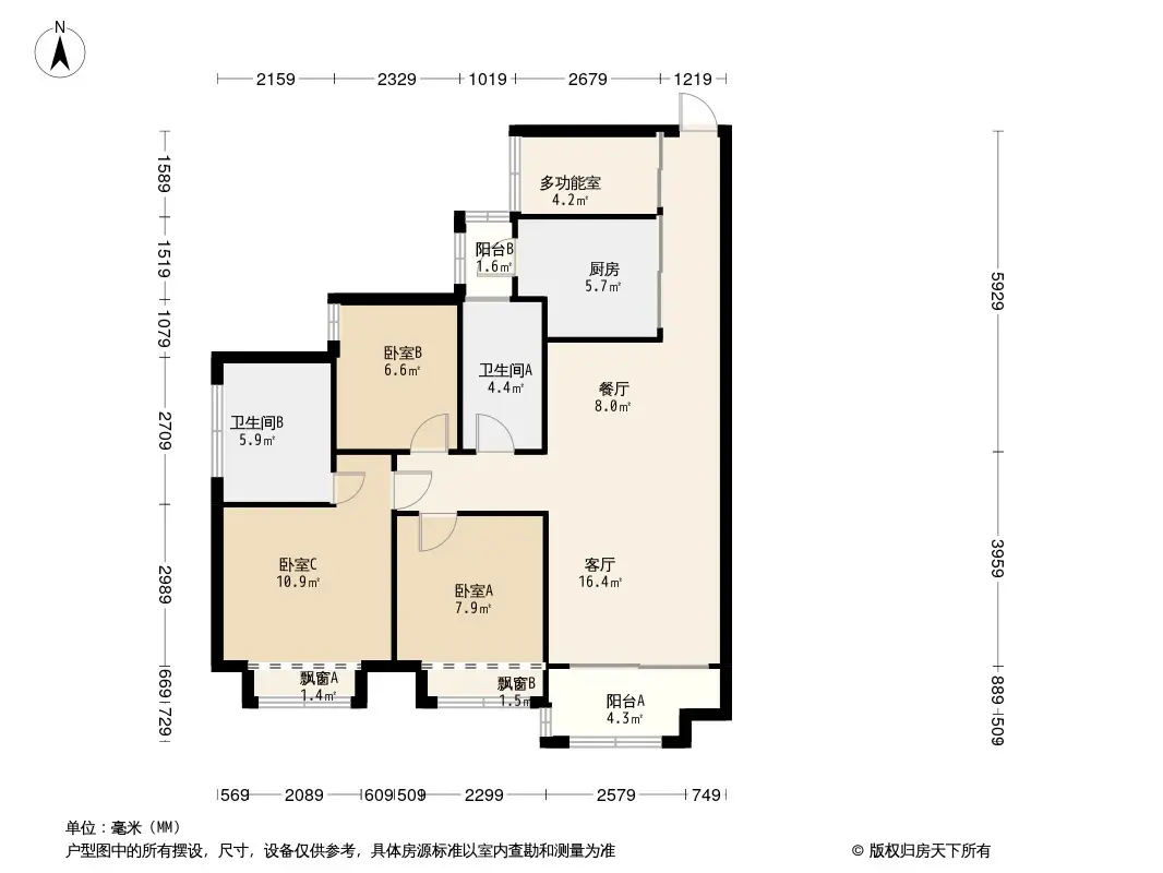 品实·云湖花城户型类别:2居,3居,4居,5居户型面积:70.00平方米-140.