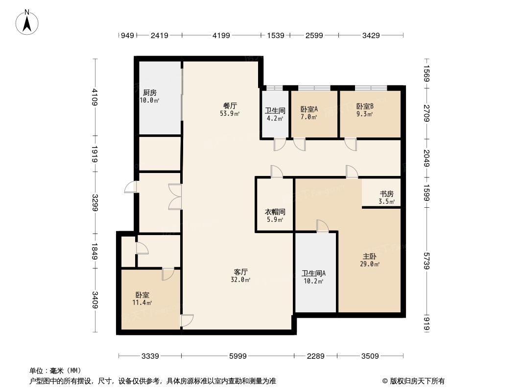 济南金茂府户型图片