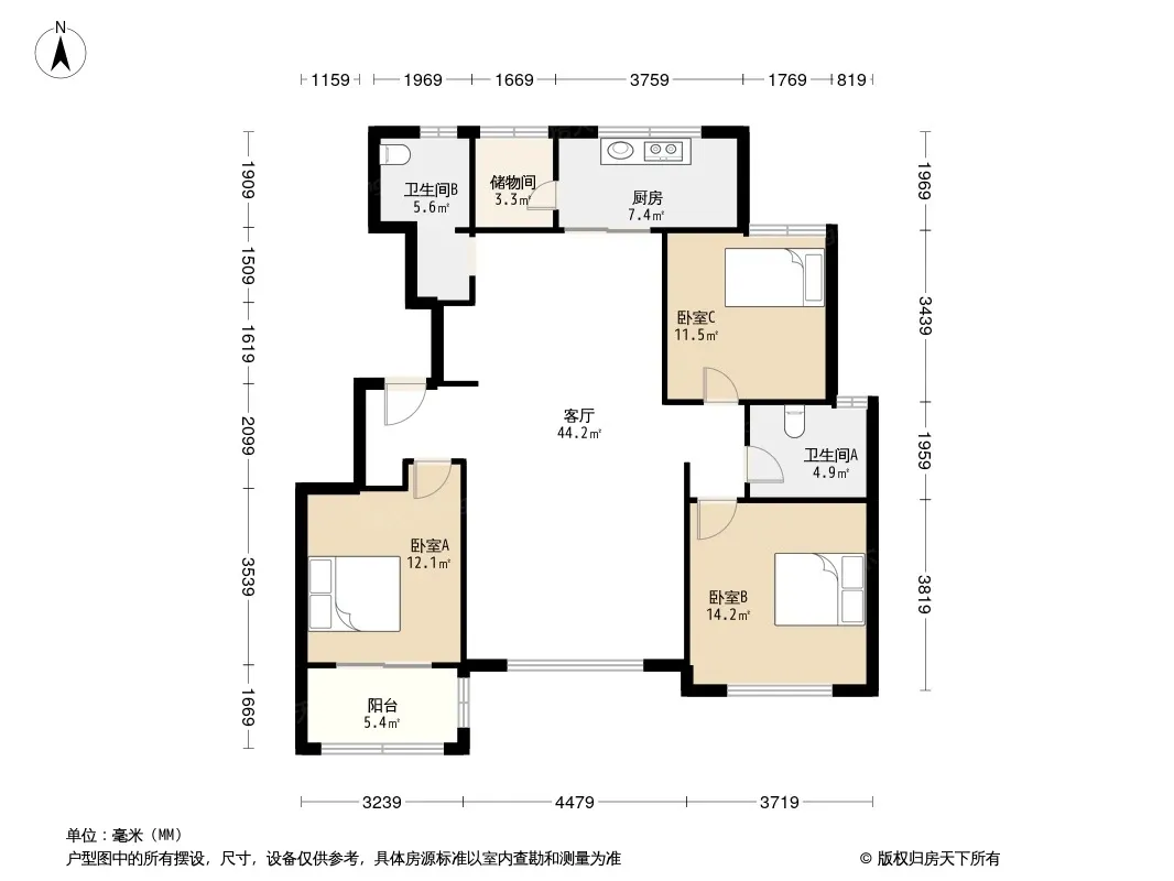 山水华府户型图