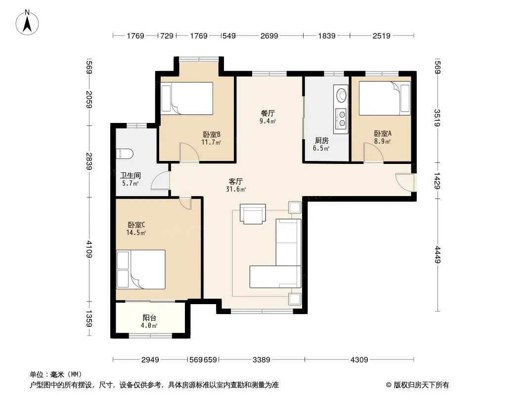 盛世国际户型图图片