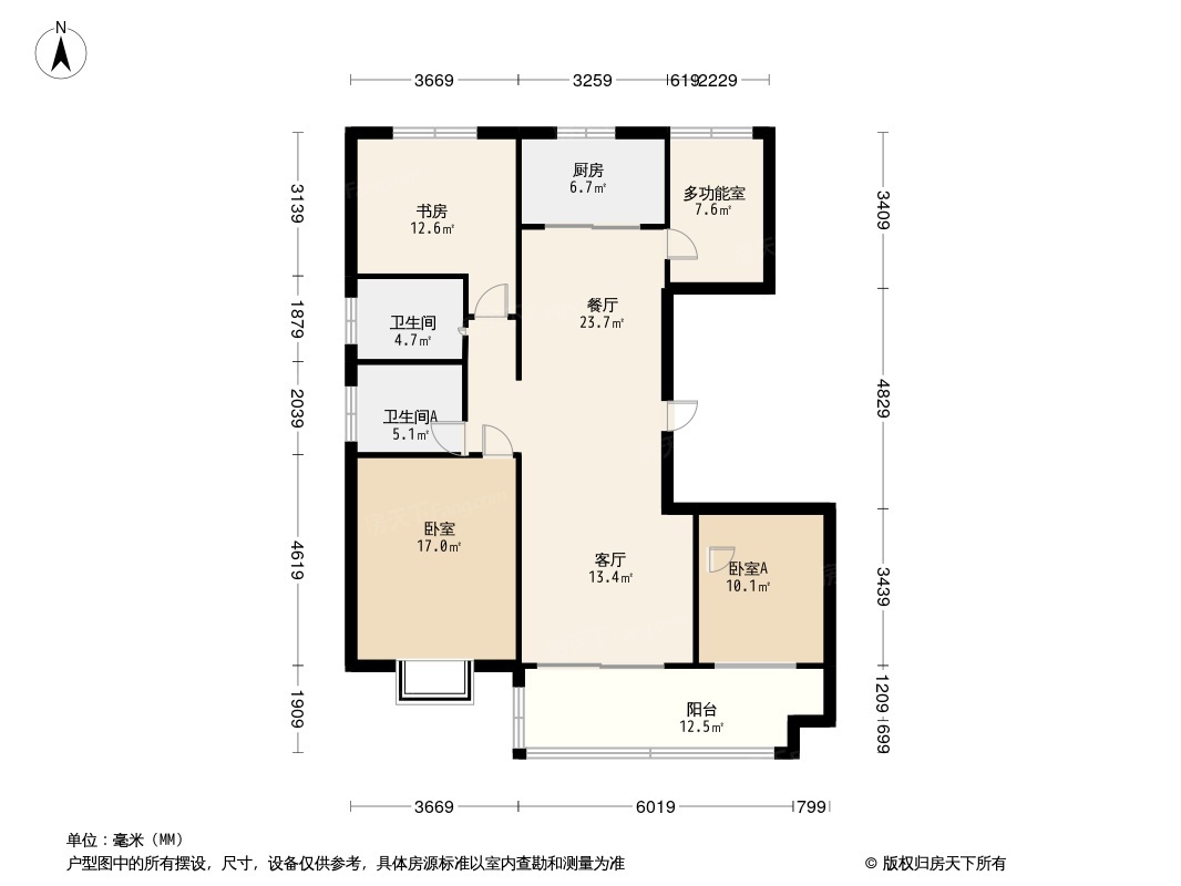 碧桂园壹号天禧户型图图片