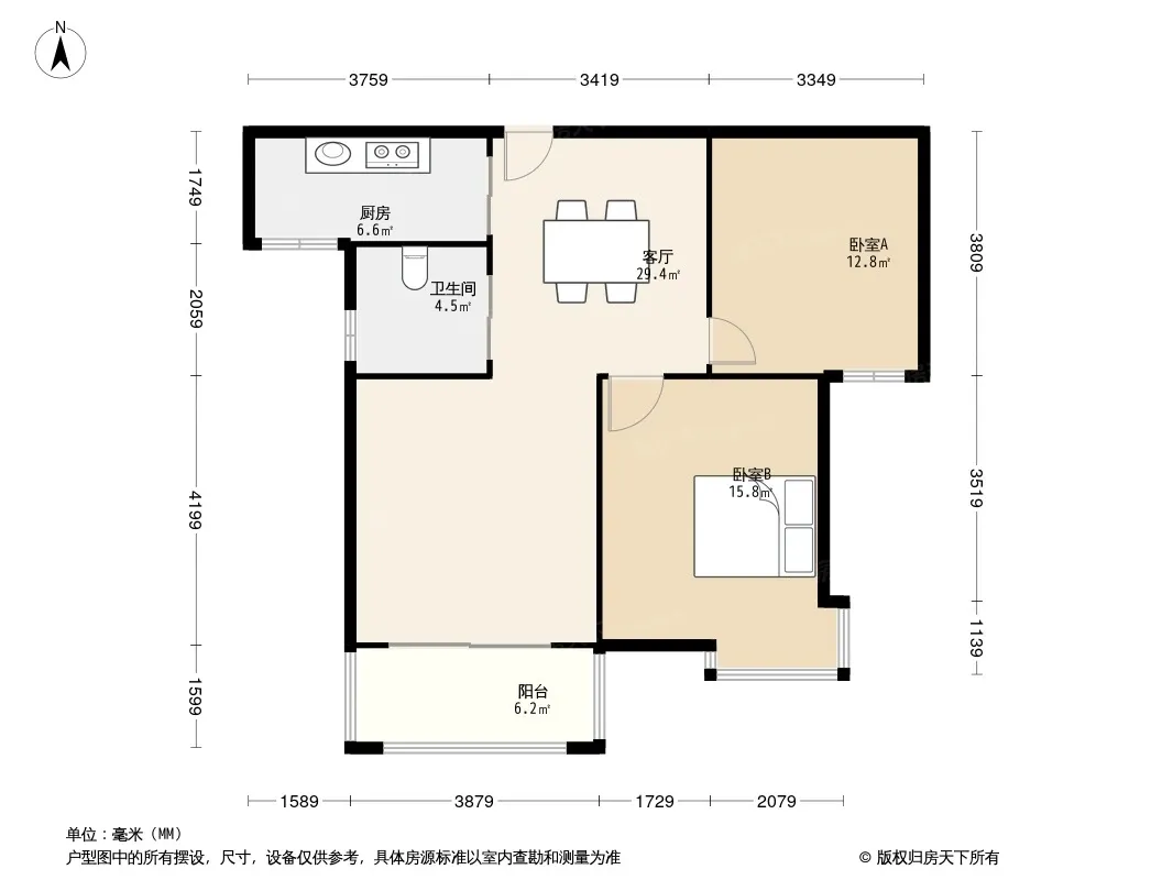 梧桐花园户型图