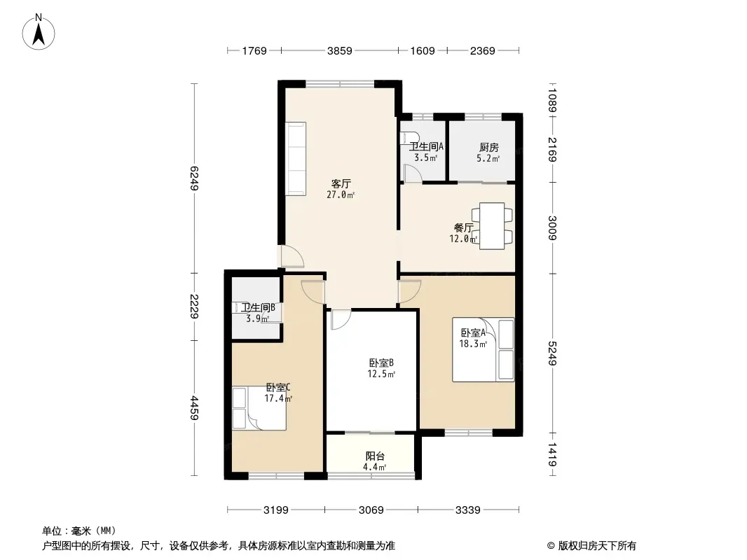 香港花园户型图