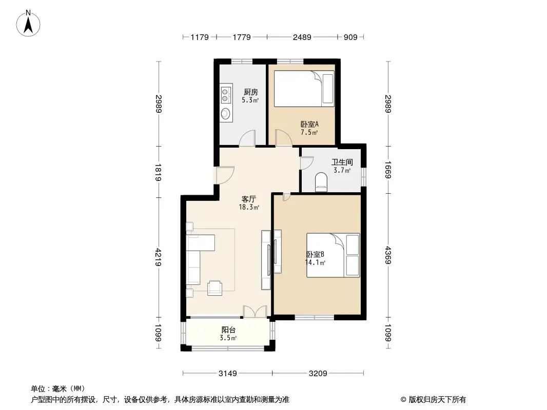 華通花園戶型圖