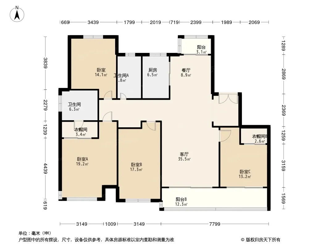 琅越龙洲户型图