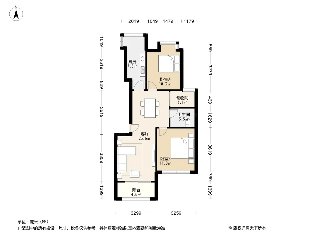 尼盛青年城户型图
