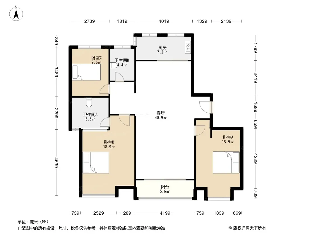 香江花园户型图