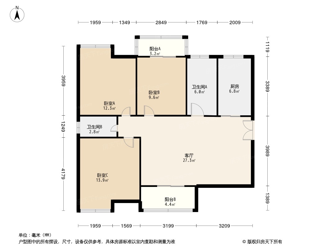 柏林春天户型图图片