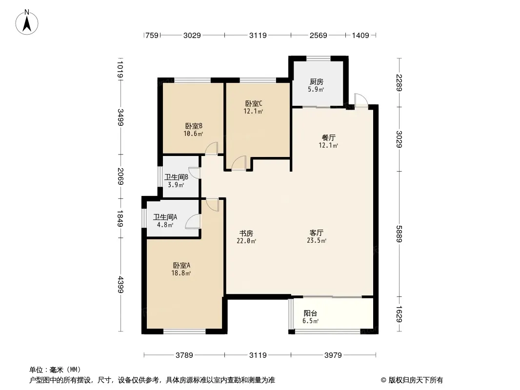 沣水云岭户型图