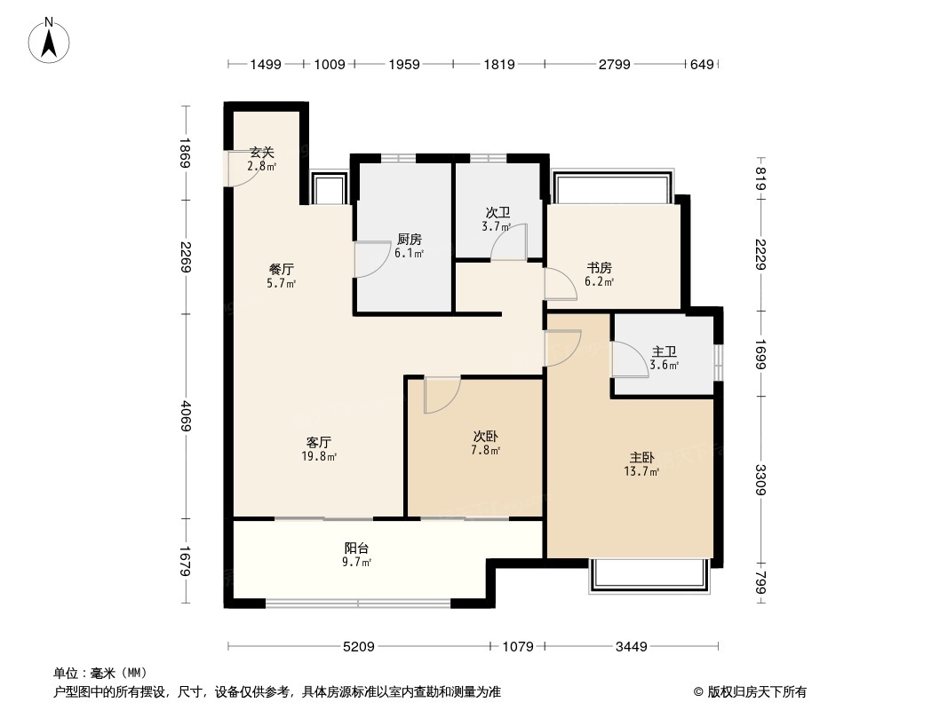 百郦锦城户型图图片