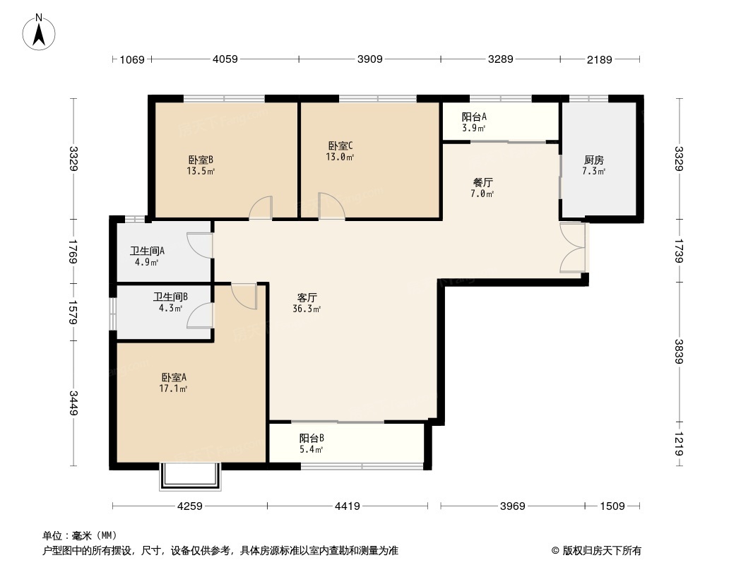 辰宇世纪城户型图