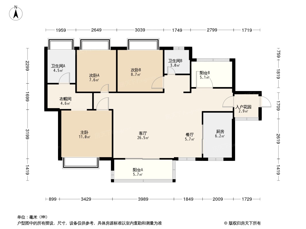 荔园新天地户型图图片