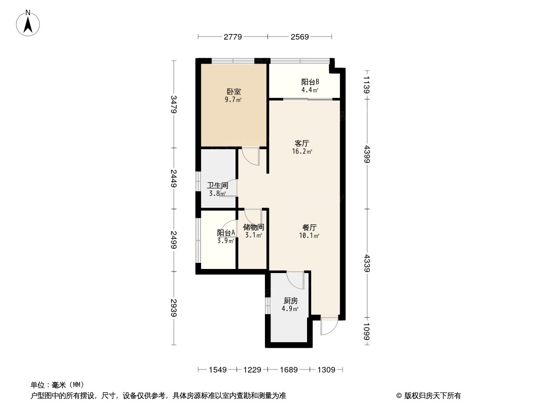 万科金域世家户型图图片