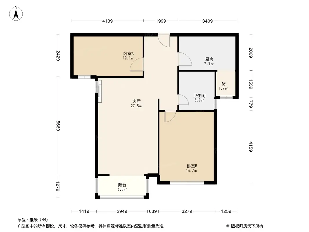 泉鑫佳苑戶型圖