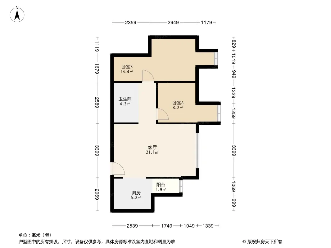 星耀五洲户型图