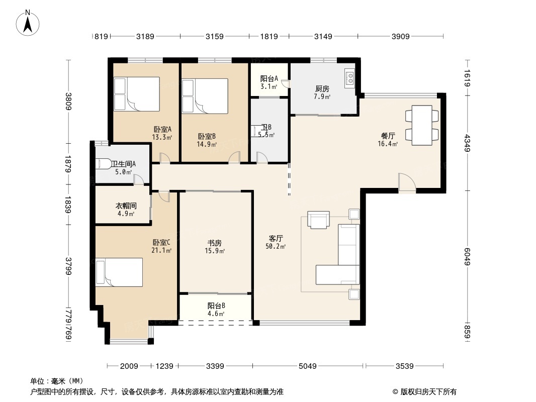 新馨家园户型图图片