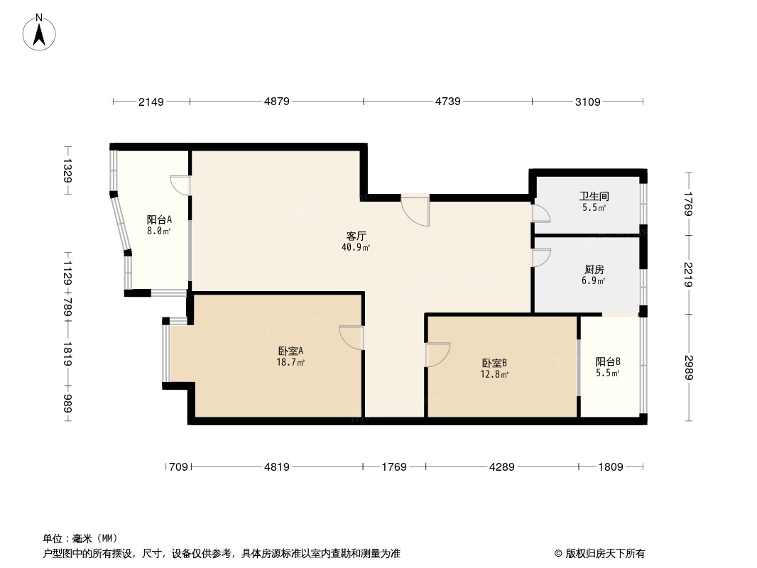 城南家园户型图图片