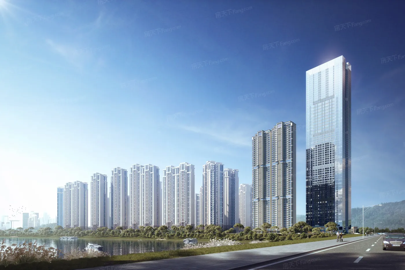 中建·梅溪湖中心宝铂公馆13000元/平方米